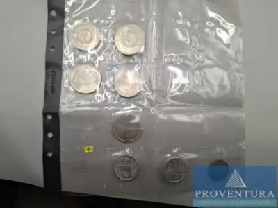 Sammlermünzen DDR 20 Pfennig 2x 1 DM 2x 5 Mark 2x 10 Mark 1x 20 Mark Brandenburger Tor – kavel bij Proventura, Göttingen