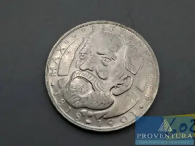 Silbermünze Bundesrepublik Deutschland 5 DM Max Pettenkofer 1968 vz Silber .625 11.2 gr Rauhgewicht – kavel bij Proventura, Göttingen
