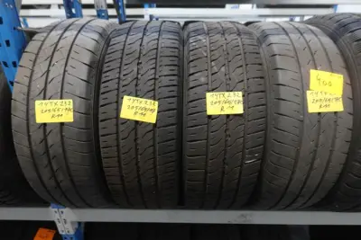 4x Band ( Gebruikt) 17inch Bridgestone & Semperit – kavel bij Openbare Verkopen