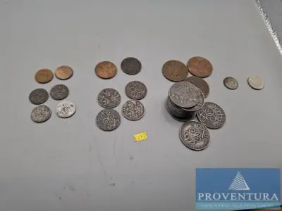 Umlaufmünzen Norwegen 1920-1950 1 Öre 1940 1941 1945 1946 1949 1950 – kavel bij Proventura, Göttingen