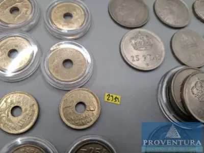 Umlaufmünzen Spanien Juan Carlos 154x 1 Peseta – kavel bij Proventura, Göttingen
