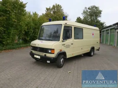 Sonder-Kfz geschl. Kasten MERCEDES-BENZ 609 D, EZ 1992, 19.800 km – kavel bij Proventura, Northeim