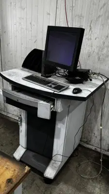 5590.1007 => 1 Mobiler Arbeitsplatz Rittal mit Mini-PC (ohne Festplatte) und Widescreen-TFT-Monitor – kavel bij VENTA Industrieversteigerungen, Hagen