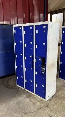 5590.1021 => 8 Schließfachschränke, 5-türig – kavel bij VENTA Industrieversteigerungen, Hagen
