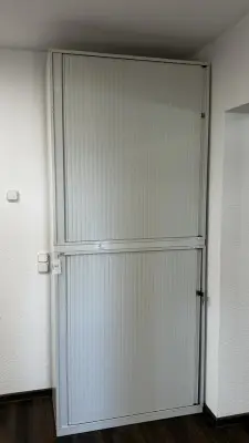5710.2 => 2 Aktenquerrollladenschränke Steelcase – kavel bij VENTA Industrieversteigerungen, Hagen