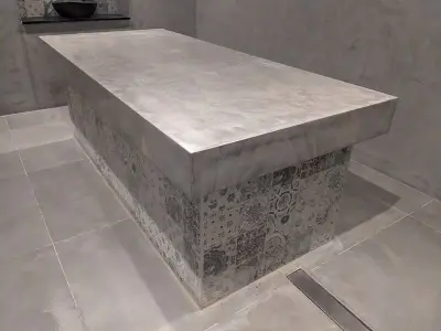 Hammam tafel, grijs – kavel bij Onlineveilingmeester, assen