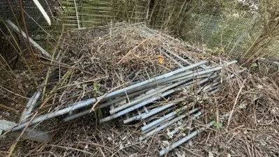 5735.4 => 1 Pos. Bauzaunelemente, ca. 20 Stück – kavel bij VENTA Industrieversteigerungen, Hagen