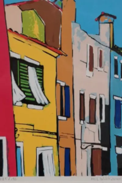 Zeefdruk, Maya Wildevuur, Burano, 125/150 – kavel bij Onlineveilingmeester, Groningen