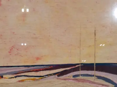 Zijde collage, Maya Wildevuur, Compositie, 1987 – kavel bij Onlineveilingmeester, Groningen