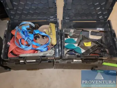 Spachtelwerkzeug sowie Spanngurte – kavel bij Proventura, Leinefelde-Worbis