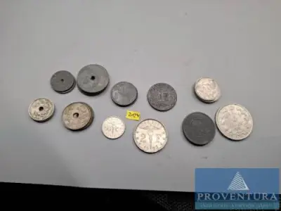 Umlaufmünzen Belgien vor 1943 5 Centimes 3x 1925 1941 1943 – kavel bij Proventura, Göttingen