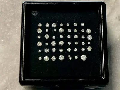 Diamant - 1.00 carat natuurlijke diamant briljant geslepen – kavel bij Onlineveilingmeester