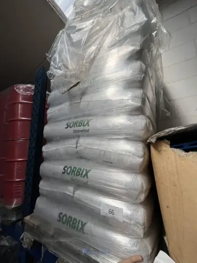 Plm 30 verpakkingen absorptiekorrels SORBIX - 20 kg – kavel bij VH Auctions