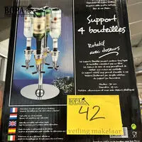 Roterende drankflessenhouder – kavel bij BOPA Auctions, Oekene