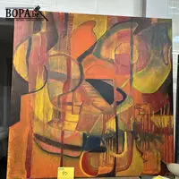 Abstract acrylschilderij – kavel bij BOPA Auctions, Oekene