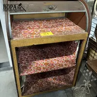 Vintage houten kast – kavel bij BOPA Auctions, Oekene