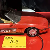 Vintage rode Chevrolet C4 radiografische bestuurbare auto – kavel bij BOPA Auctions, Oekene