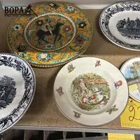 Lot sierborden - 5 stuks – kavel bij BOPA Auctions, Oekene