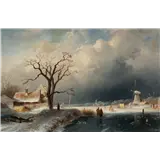 Charles Leickert(Brussels 1816 - Mainz 1907)Figures on a frozen riverSigned and dated 65 lower rightOil on canvas, 42 x 62.4 cmProvenance:- Auction… – kavel bij AAG Arts & Antiques