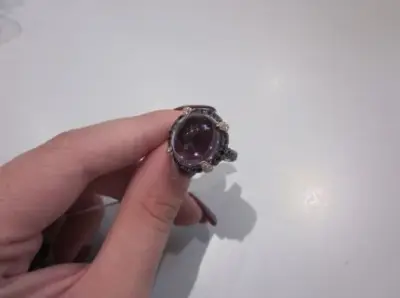 1 Ring mit Amethyst – kavel bij Perlick Industrieauktionen, Königstein im Taunus