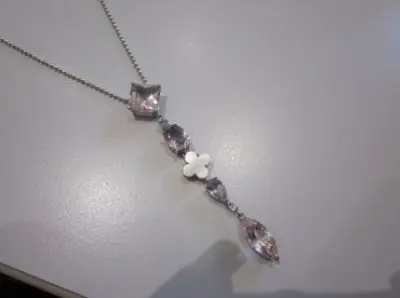 1 Collier mit Morganiten – kavel bij Perlick Industrieauktionen, Königstein im Taunus