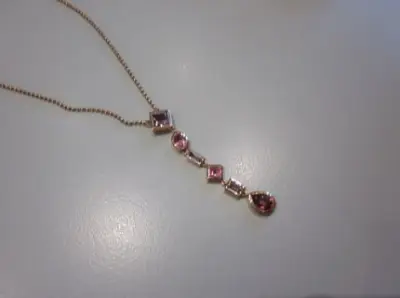 1 Collier mit Farbsteinen – kavel bij Perlick Industrieauktionen, Königstein im Taunus