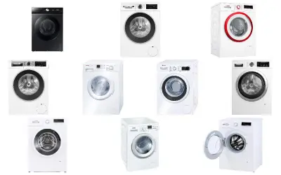 Set van 16 wasmachines en wasdrogers - Gereviseerd B – kavel bij Stocklear