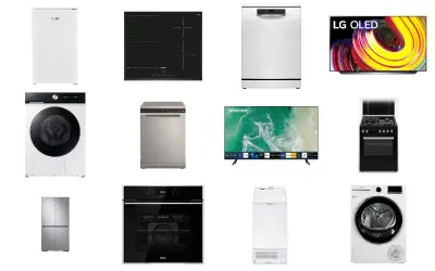 15 pallets met huishoudelijke apparaten – Samsung, Whirlpool, Beko, LG – kavel bij Stocklear