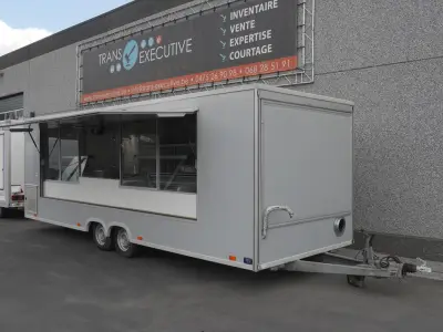 Remorque friterie double essieu – kavel bij Trans Executive