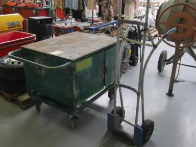 Chariot à roulettes + diable – kavel bij Trans Executive
