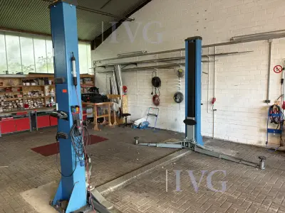 2-Säulen-Hebebühne TWIN BUSCH EE-6255E – kavel bij IVG, Cloppenburg