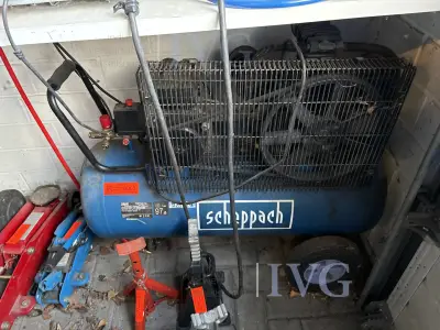 Kolbenkompressor SCHEPPACH AM100TC – kavel bij IVG, Cloppenburg