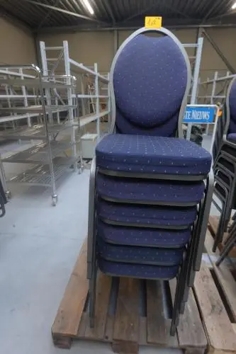 12x Stapelstoel C – kavel bij Openbare Verkopen, Harelbeke