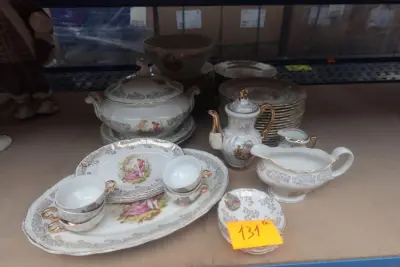 Porcelaine de france Digoin – kavel bij Openbare Verkopen, Harelbeke