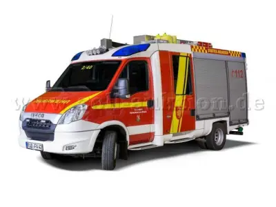 1 middelgrote brandweerwagen (Magirus / Iveco 70 C 15 EEV) – kavel bij Zoll-Auktion, Rüdesheim am Rhein