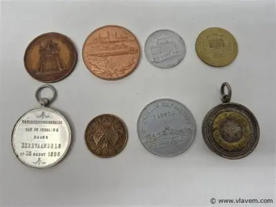 Medailles/Munten/ – kavel bij Vlavem