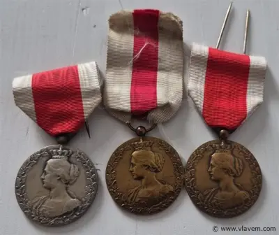 Medailles/Munten/ – kavel bij Vlavem