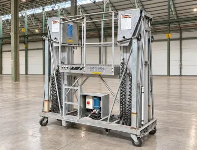 ALP-lift PHD 1300 E1 Mobiele materiaal/personen lift – kavel bij Dome Auctions, Depot Deinze