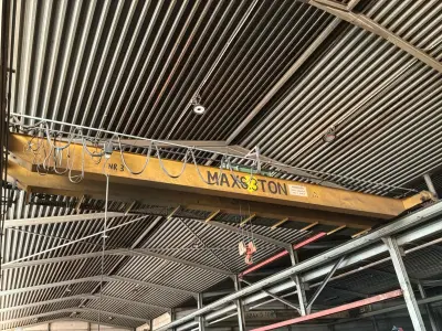 Demag ZKKE 6,3 ton x 11410 mm cc Halkraan – kavel bij Dome Auctions, Depot Deinze