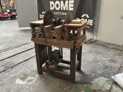 Dubbele schuurmachine – kavel bij Dome Auctions, Depot Deinze