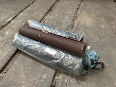 Carborundum rol schuurband (3x) – kavel bij Dome Auctions, Depot Deinze