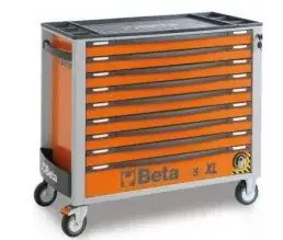 Beta 024002254 Gereedschapswagen met 9 laden 614-delig – kavel bij Dome Auctions, Gullegem