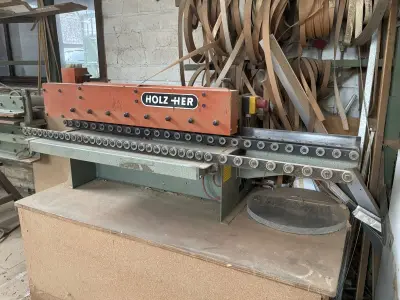 1986 Holz Her Kantenlijmmachine – kavel bij Dome Auctions, Dentergem