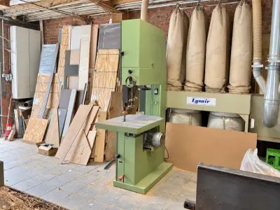 1989 Sipa TOP 800 Verticale lintzaagmachine – kavel bij Dome Auctions, Dentergem