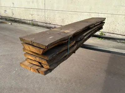 Verzaagde boomstam Eik – kavel bij Dome Auctions, Depot Deinze
