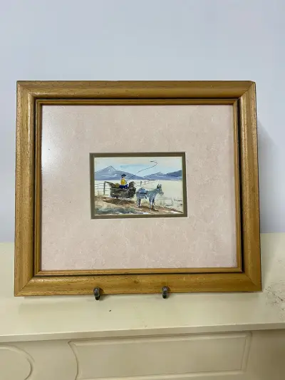 Landschap met ezelwagen en bergen – gesigneerd P. Lepper – kavel bij Het Harener Veilinghuys, Tynaarlo