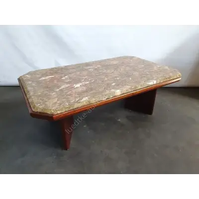 Couchtisch mit Marmorplatte 75 x130cm – kavel bij Luedtke Versteigerungen, Berlin