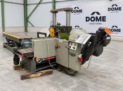 Metora VMB 455DS Bandzaagmachine met rollenbaan – kavel bij Dome Auctions, Depot Deinze