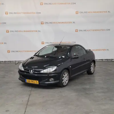 Personenauto, Peugeot, 206 CC, 1.6-16V, 2003 – kavel bij Domeinen Roerende Zaken, Soesterberg