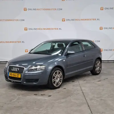 Personenauto, Audi, A3, 1.6 Attraction, 2006 – kavel bij Domeinen Roerende Zaken, Soesterberg